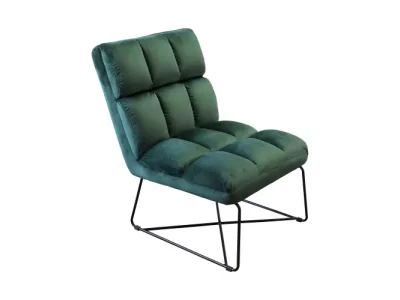 Kreslo ACAPULCO zelený zamat