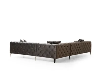 Detail produktu Rohová sedacia súprava / Rohová pohovka Como Right - Anthracite