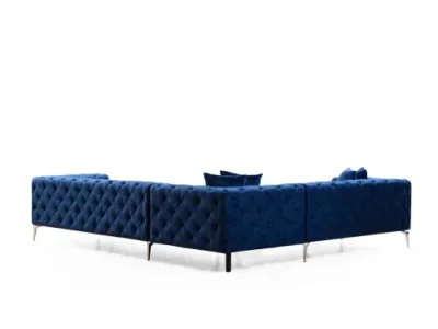 Detail produktu Rohová sedacia súprava / Rohová pohovka Como Left - Navy Blue