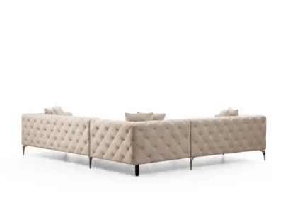 Detail produktu Rohová sedacia súprava / Rohová pohovka Como Left - Ecru