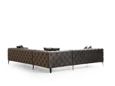 Detail produktu Rohová sedacia súprava / Rohová pohovka Como Left - Anthracite