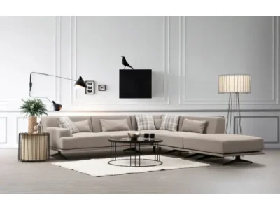 Rohová sedacia súprava / Rohová pohovka Bentley Corner (L3-C-O1-PUF)