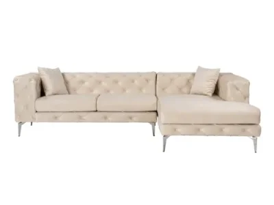 Detail produktu Rohová sedacia súprava / Rohová pohovka Como Eco Right - Beige