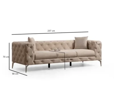 Detail produktu Trojmiestna pohovka Como - Ecru