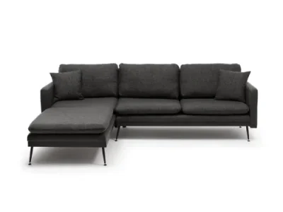 Detail produktu Rohová sedacia súprava / Rohová pohovka Reya - Dark Grey