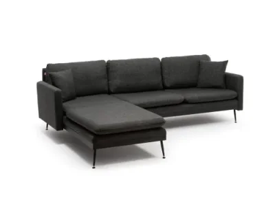 Detail produktu Rohová sedacia súprava / Rohová pohovka Reya - Dark Grey