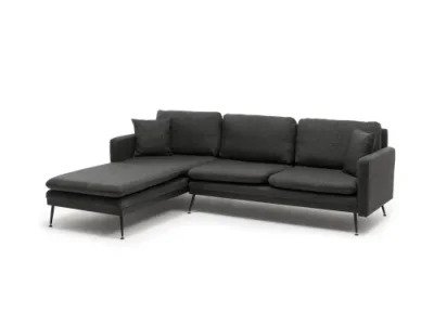 Detail produktu Rohová sedacia súprava / Rohová pohovka Reya - Dark Grey