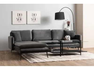 Detail produktu Rohová sedacia súprava / Rohová pohovka Reya - Anthracite