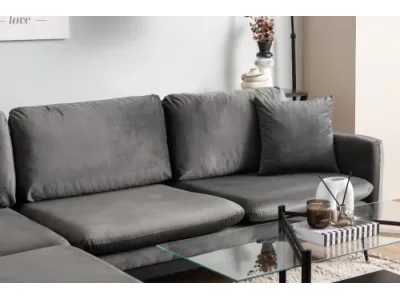 Detail produktu Rohová sedacia súprava / Rohová pohovka Reya - Anthracite