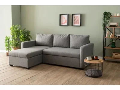 Detail produktu Rohová rozkladacia pohovka Kado - Light Grey