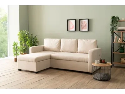 Detail produktu Rohová rozkladacia pohovka Kado - Cream