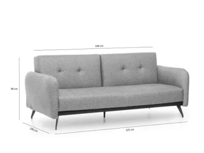 Detail produktu Trojmiestna rozkladacia pohovka Ron Sofabed - Grey GR111
