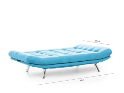 Detail produktu Trojmiestna rozkladacia pohovka Misa Sofabed - Turquoise