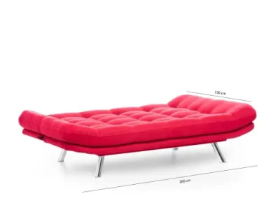 Detail produktu Trojmiestna rozkladacia pohovka Misa Sofabed - Red