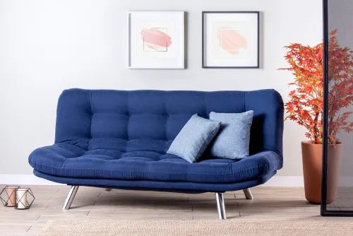 Trojmiestna rozkladacia pohovka Misa Sofabed - Navy Blue