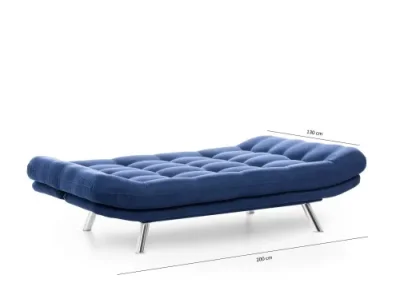 Detail produktu Trojmiestna rozkladacia pohovka Misa Sofabed - Navy Blue