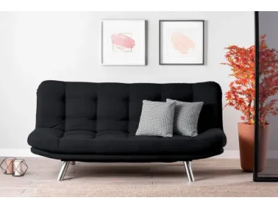 Trojmiestna rozkladacia pohovka Misa Sofabed - Black