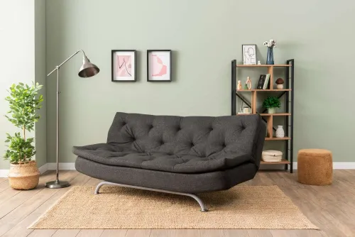 Trojmiestna rozkladacia pohovka Rivo - Dark Grey