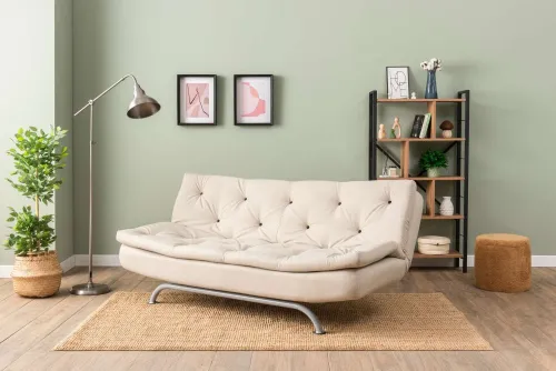 Trojmiestna rozkladacia pohovka Rivo - Beige