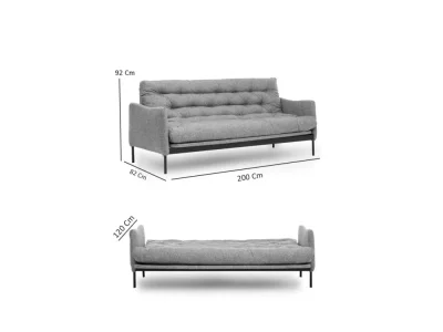 Detail produktu Trojmiestna rozkladacia pohovka Renge - Green