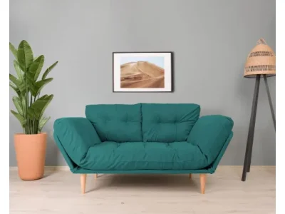 Trojmiestna rozkladacia pohovka Nina Daybed - Petrol Green GR124