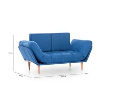 Detail produktu Trojmiestna rozkladacia pohovka Nina Daybed - Parliament Blue GR108