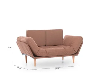 Detail produktu Trojmiestna rozkladacia pohovka Nina Daybed - Light Brown GR102