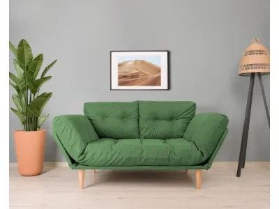 Trojmiestna rozkladacia pohovka Nina Daybed - Green GR106