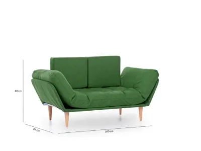 Detail produktu Trojmiestna rozkladacia pohovka Nina Daybed - Green GR106