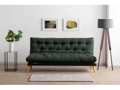 Trojmiestna rozkladacia pohovka Saki - Green