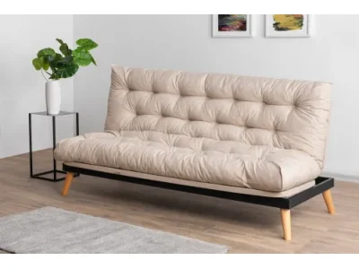 Trojmiestna rozkladacia pohovka Saki - Cream