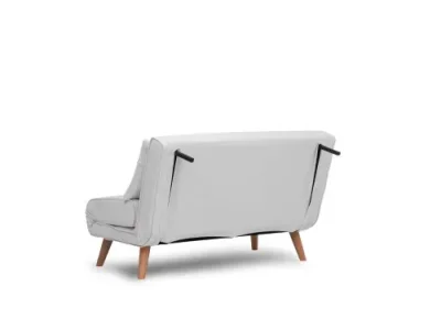 Detail produktu Dvojmiestna rozkladacia pohovka Folde 2-Seater - Teddy Fabric - White