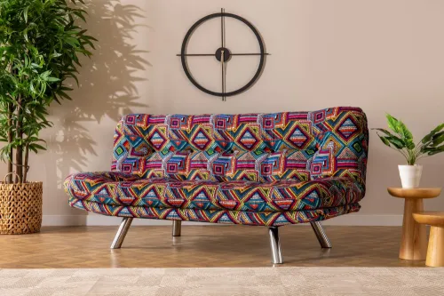 Trojmiestna rozkladacia pohovka Misa Small Sofabed - Patchwork
