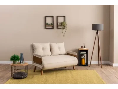 Dvojmiestna rozkladacia pohovka Cosmo 2-Seater - Cream