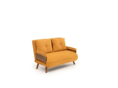Detail produktu Dvojmiestna rozkladacia pohovka Cosmo 2-Seater - Bohemian Mustard
