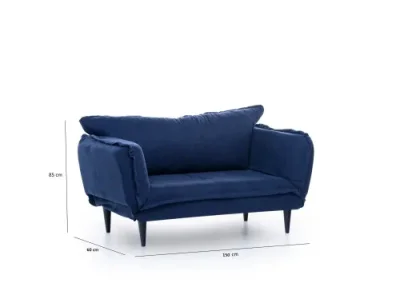 Detail produktu Dvojmiestna rozkladacia pohovka Vino Daybed - Navy Blue \GR125\01