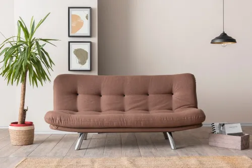 Trojmiestna rozkladacia pohovka Misa Small Sofabed - Light Brown
