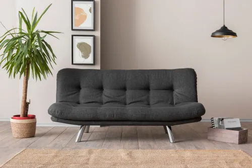 Trojmiestna rozkladacia pohovka Misa Small Sofabed - Dark Grey
