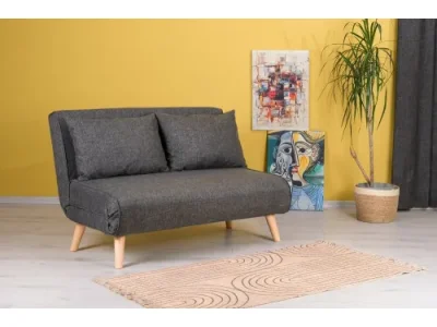 Dvojmiestna rozkladacia pohovka Folde 2-Seater - Dark Grey
