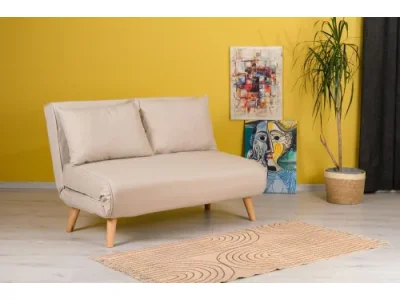 Dvojmiestna rozkladacia pohovka Folde 2-Seater - Cream