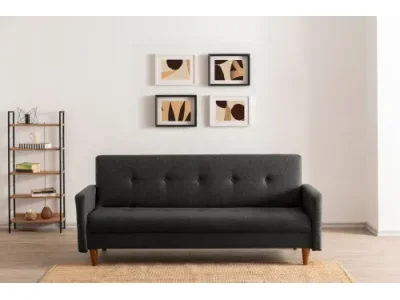 Detail produktu Trojmiestna rozkladacia pohovka Hiko - Dark Grey