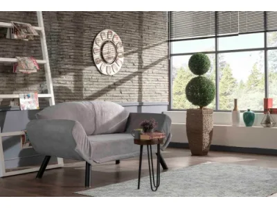 Dvojmiestna rozkladacia pohovka Genzo - Grey