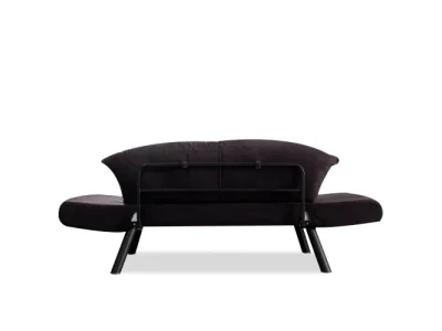 Detail produktu Dvojmiestna rozkladacia pohovka Genzo - Black