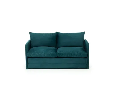 Detail produktu Dvojmiestna rozkladacia pohovka Saga XL 2-Seater - Petrol Green