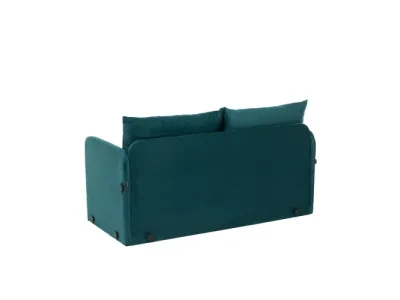 Detail produktu Dvojmiestna rozkladacia pohovka Saga XL 2-Seater - Petrol Green