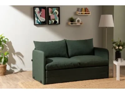 Dvojmiestna rozkladacia pohovka Saga XL 2-Seater - Green