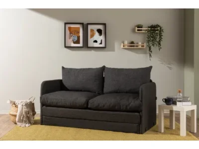 Dvojmiestna rozkladacia pohovka Saga XL 2-Seater - Dark Grey