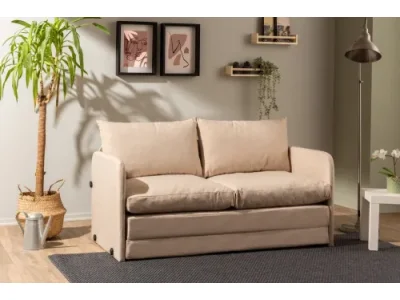 Dvojmiestna rozkladacia pohovka Saga XL 2-Seater - Beige