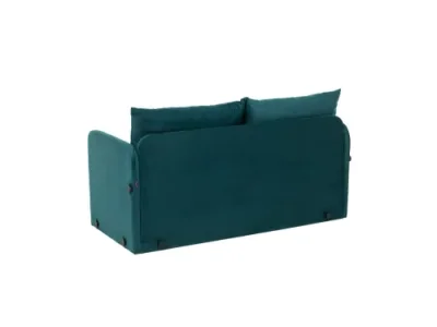 Detail produktu Dvojmiestna rozkladacia pohovka Saga 2-Seater - Petrol Green