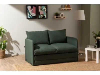 Dvojmiestna rozkladacia pohovka Saga 2-Seater - Green